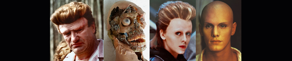 FANKENSTEIN 1990, Eddy Mitchell, C Auclert, Marc Lavoine - Dominique Colladant Make-up SFX