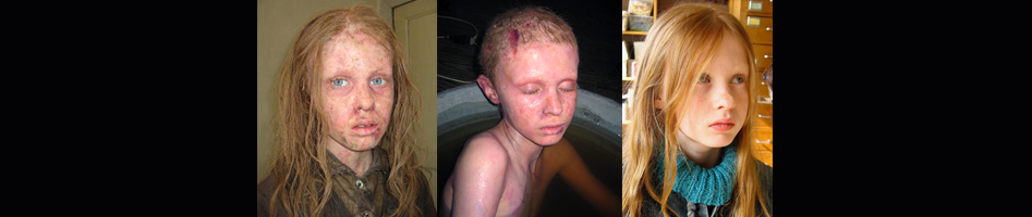 SURVIVRE AVEC LES LOUPS, Mathikde Goffart - Dominique colladant Make-up SFX